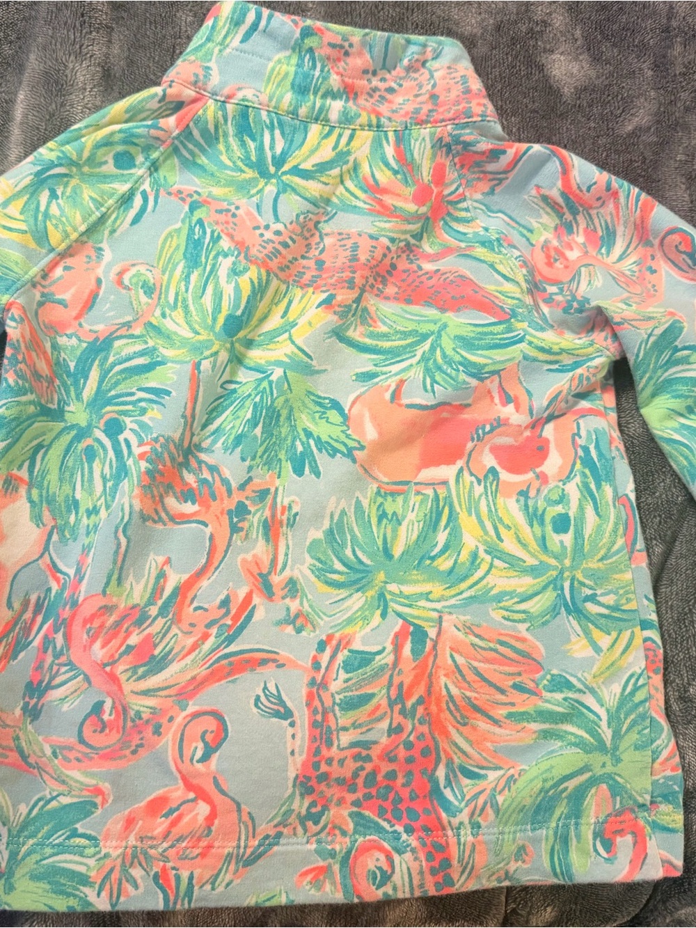 Lilly Pulitzer Girls Zipper Pullover - Picture 5 of 5